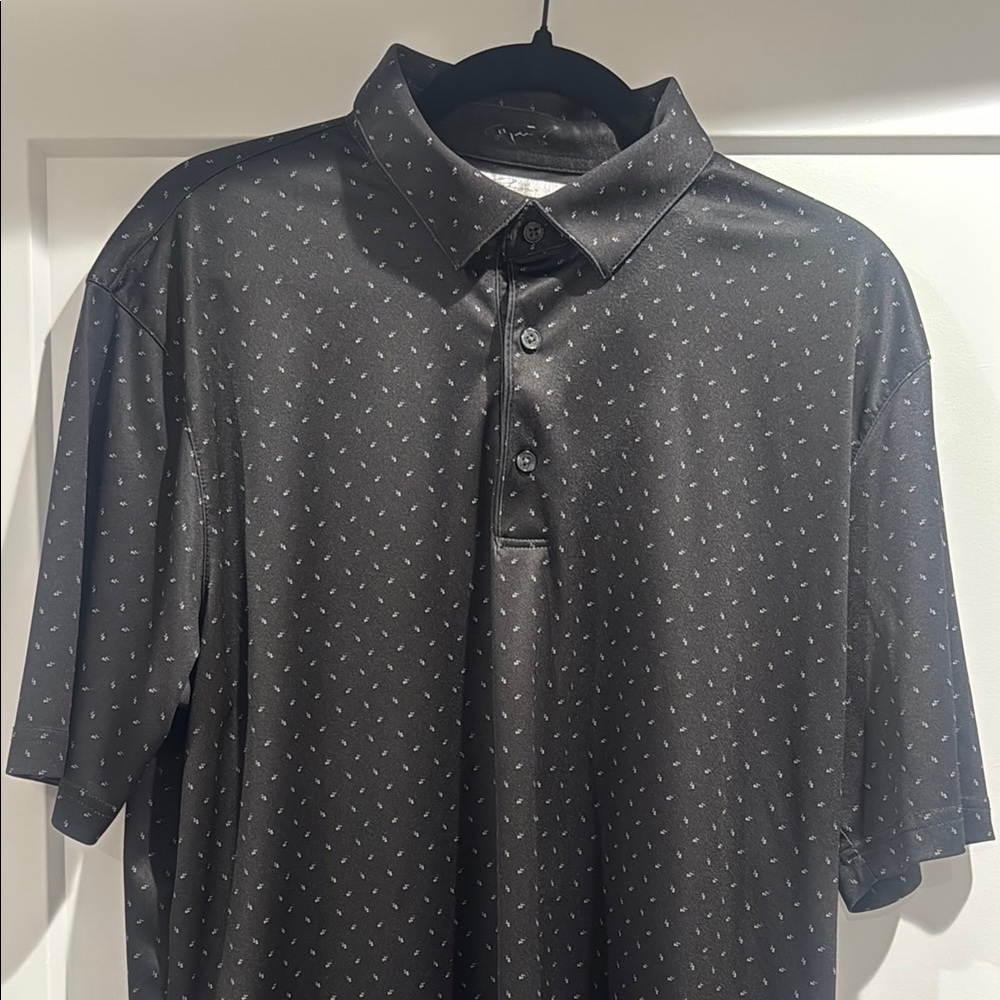 Greg Norman Collection Black Performance Polo